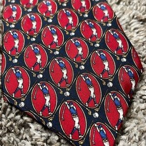 Tommy Hilfiger Men's Silk Tie Golf